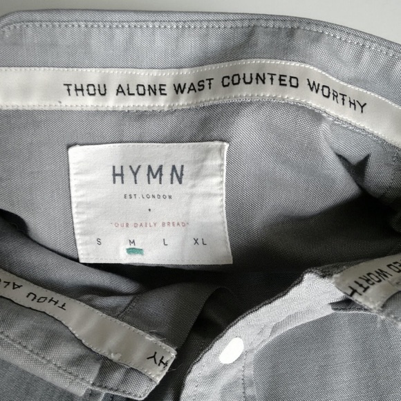 Hymn Button Down Shirt EUC - Picture 2 of 6